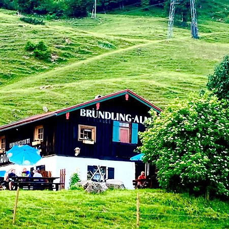 Bruendling-Alm Berggasthof Auf 1167M Auf Dem Hochfelln Bergen  Exterior photo